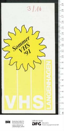 Ferienprogramm 1991