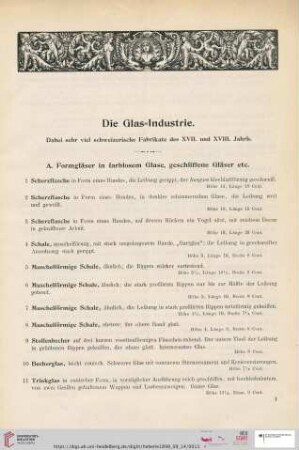 Die Glas-Industrie (Nr. 1 - 420)