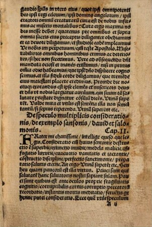 Pro novo anno Capitulorum libri vel potius tractatus qui speculum peccatoris intitulatur sancti Augustini : recolecta annotatio ...