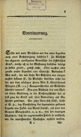 Kritische Versuche, die ältere böhmische Geschichte von spätern Erdichtungen zu reinigen : für die Abhandlungen der k. Böhm. Gesellschaft der Wissenschaften, 2. Ludmila und Drahomir : fortgesetzte Probe, wie man alte Legenden für die Geschichte benützen soll