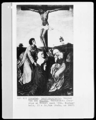 Christus am Kreuz mit Maria, Johannes und Magdalena