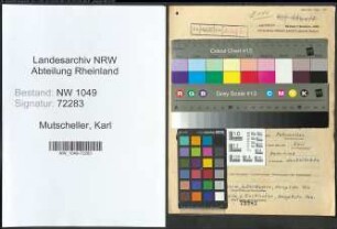 Entnazifizierung Karl Mutscheller , geb. 05.02.1922 (Polizist)