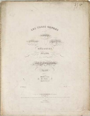 Les trois genres : Mélodies variées pour le piano : op. 88. No. 1, Genre italien