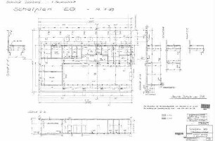 Leonberg: Empfangsgebäude 1.BA STA,Schalplan EG,Details