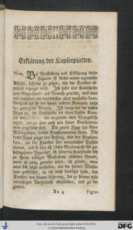 Erklärung der Kupferplatten.