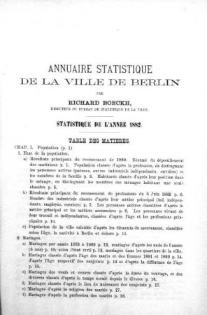 Annuaire statistique de la ville de Berlin