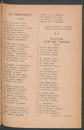 La cortesana : (Vals)
