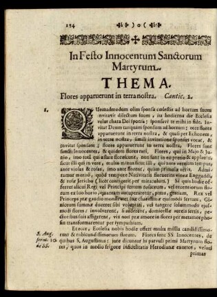 In Festo Innocentum Sanctorum Martyrum.