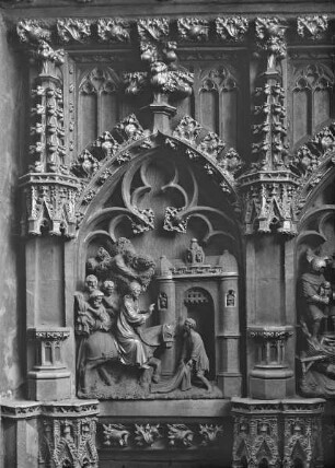 Detail: Christi Einzug in Jerusalem