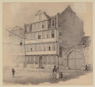 Goethe Haus. Straßenfront.