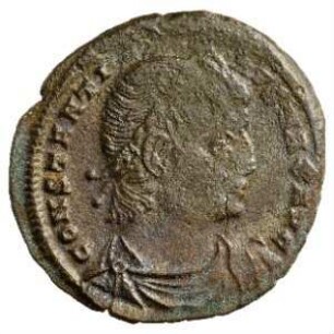 Münze, Follis, Aes 3, 330 - 333 n. Chr.