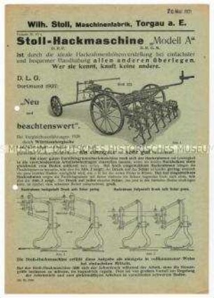 Hackmaschine Modell A