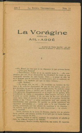 1921001500: La vorágine : novela