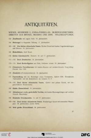 Antiquitäten (163-310)