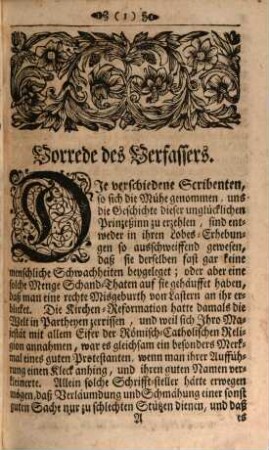 Die Geschichte von dem Leben und von der Regierung Mariae, Königinn der Schotten und Wittwen von Frankreich