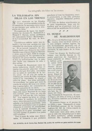 El duque de Marlborough.
