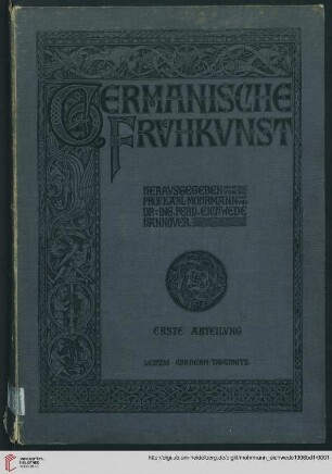 Band 1: Germanische Frühkunst: Tafel 1 - 60