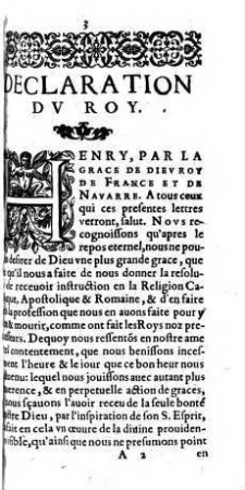 Declaration Dv Roy