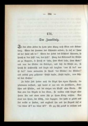 171. Der Zaunkönig.