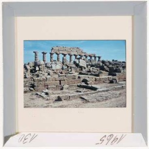 Selinunt: Tempel C von Süden (Foto 1965)