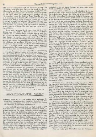 209-211 [Rezension] Schäfer, Walter, Carl Friedrich August Weibezahn, der Osnabrücker Erweckungsprediger