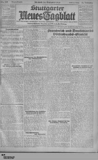 Stuttgarter neues Tagblatt : südwestdeutsche Handels- und Wirtschafts-Zeitung