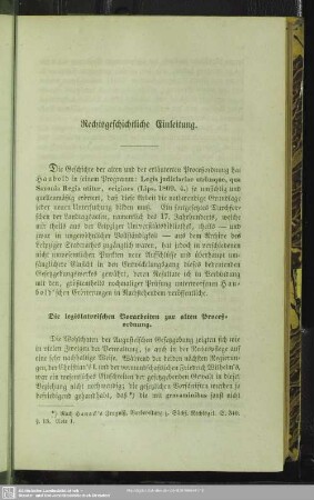 Rechtsgeschichtliche Einleitung