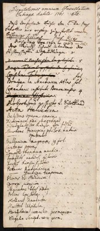 Einträge von 1761 - 1774 (Oberbibliothekar: Johannes Kies)