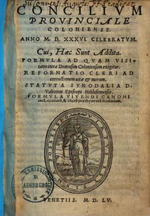 Concilium provinciale Coloniense : anno 1536 celebratum