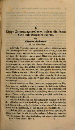 Journal für praktische Chemie : practical applications and applied chemistry ; covering all aspects of applied chemistry, 42. 1847