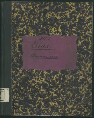 Elias : ein Oratorium nach Worten des alten Testaments; op. 70