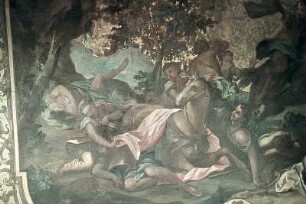 Diana und Apollo töten die Kinder der Niobe