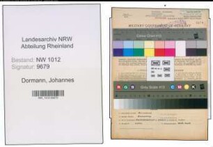 Entnazifizierung Johannes Dormann , geb. 20.03.1904 (Schreiner)