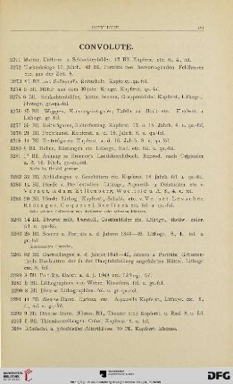 Convolute (Nr. 3271-3341)