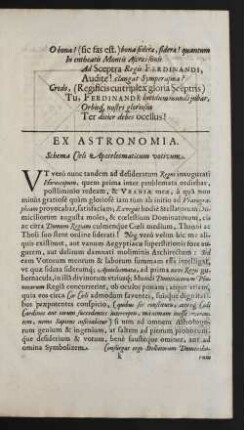 Ex Astronomia.