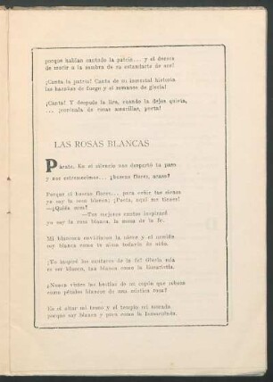 Las Rosas Blancas