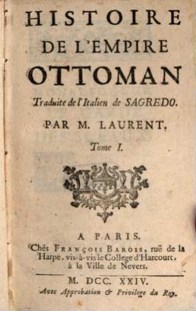 Histoire De L'Empire Ottoman, 1