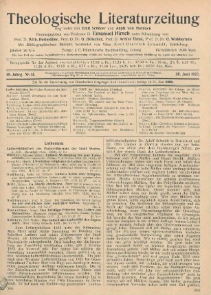 265-271 [Rezension] Strohl, Henri, L‘évolution religieuse de Luther jusqu’en 1515