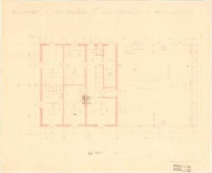 Littmann, Max; Bocksberg; Hofgut, Stallgebäude - Grundriss DG