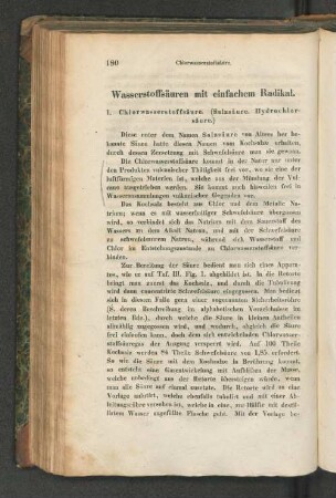 Wasserstoffsäuren mit einfachem Radikal.
