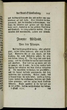 Zweyter Abschnitt. Von den Pflanzen