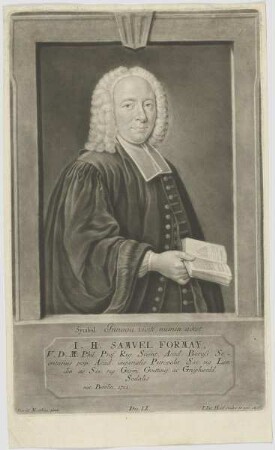 Bildnis des I. H. Samvel Formay