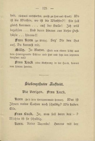 Siebenzehnter Auftritt