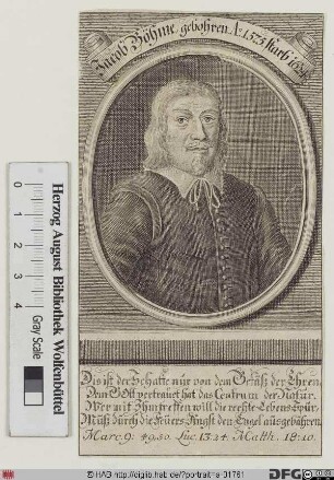 Bildnis Jacob Böhme