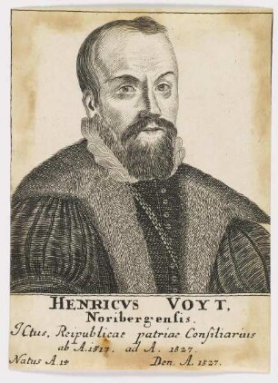 Bildnis des Henricus Voyt