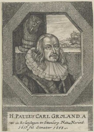 Bildnis des Paulus Carl Groland