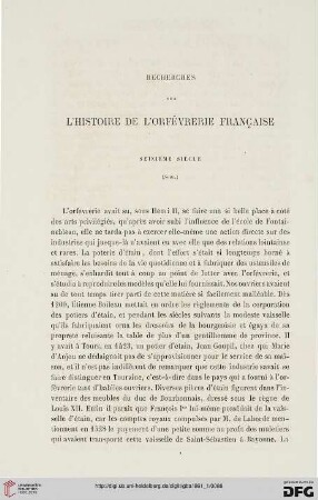 9: Recherches sur l'histoire de l'orfèvrerie française, [2]