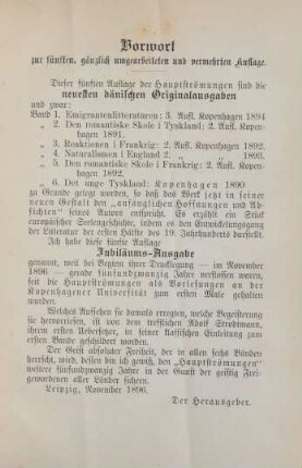 Vorwort zur fünften, gänzlich umgearbeiteten und vermehrten Auflage