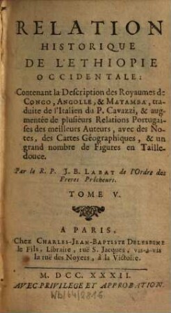 Relation historique del'Ethiopie occidentale, 5