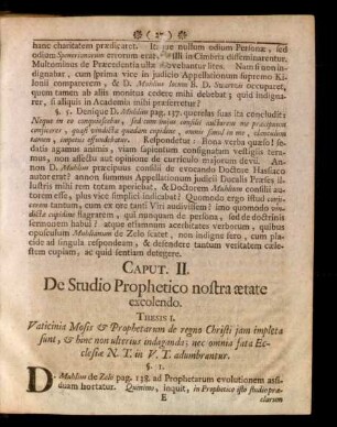 Caput. II. De Studio Prophetico nostra aetate excolendo